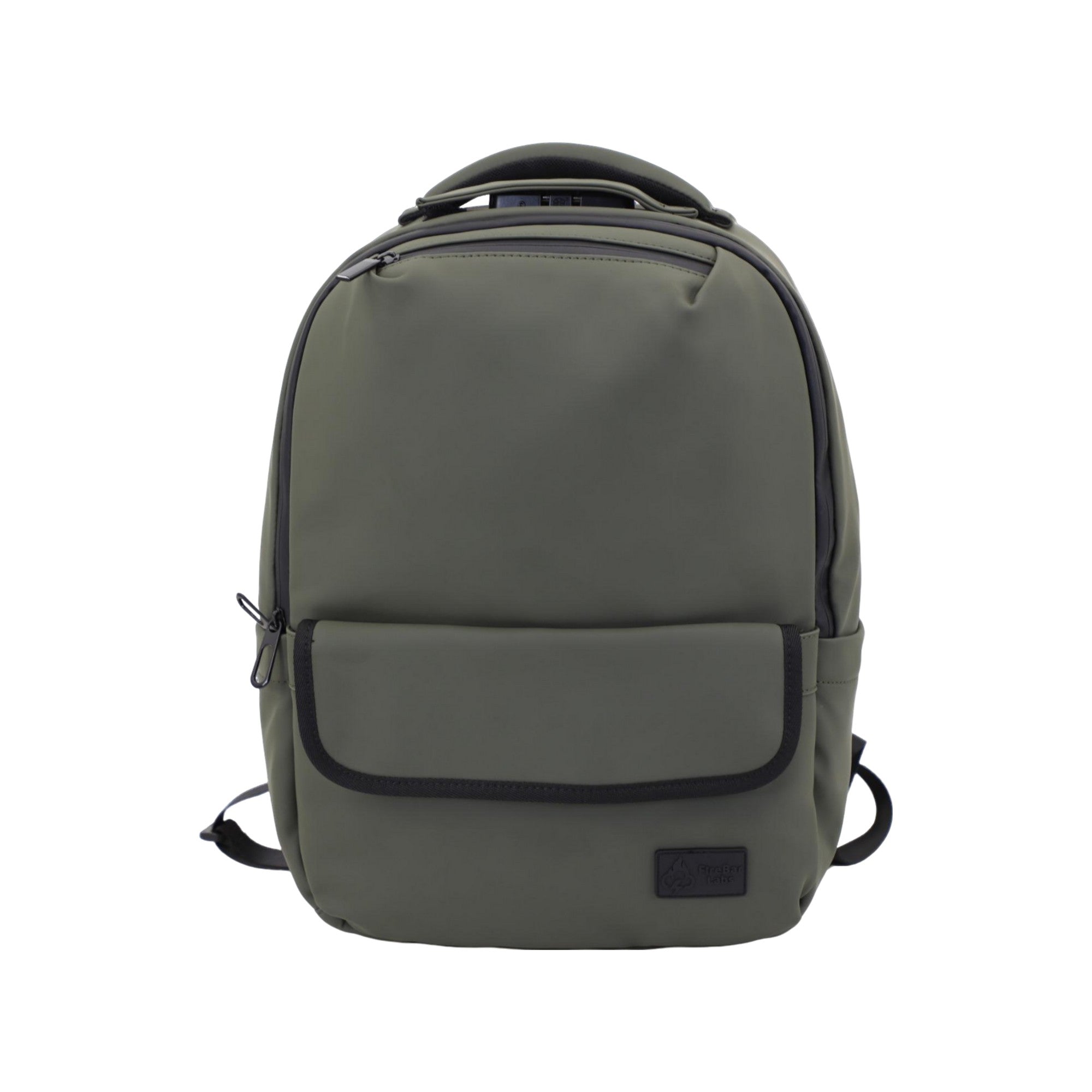 FireBar Labs Smell Proof Adventure Backpack w/USB-C Fast Charge Port - Hidden Lock - FireBar Labs - Olive Green