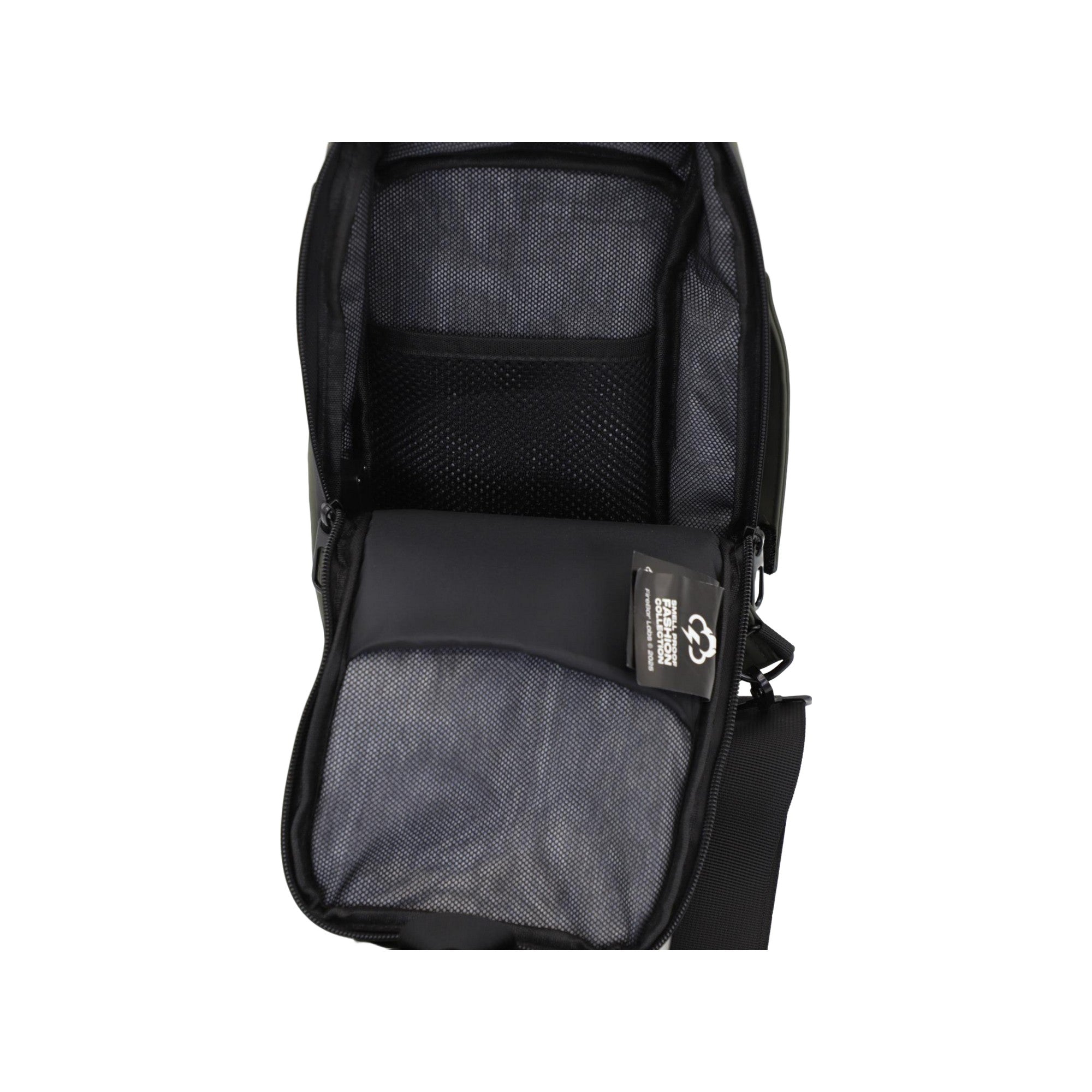 FireBar Labs Smell Proof Executive Tech Cross Body w/USB-C Fast Charge Port - Hidden Lock - FireBar Labs - Saddle Brown