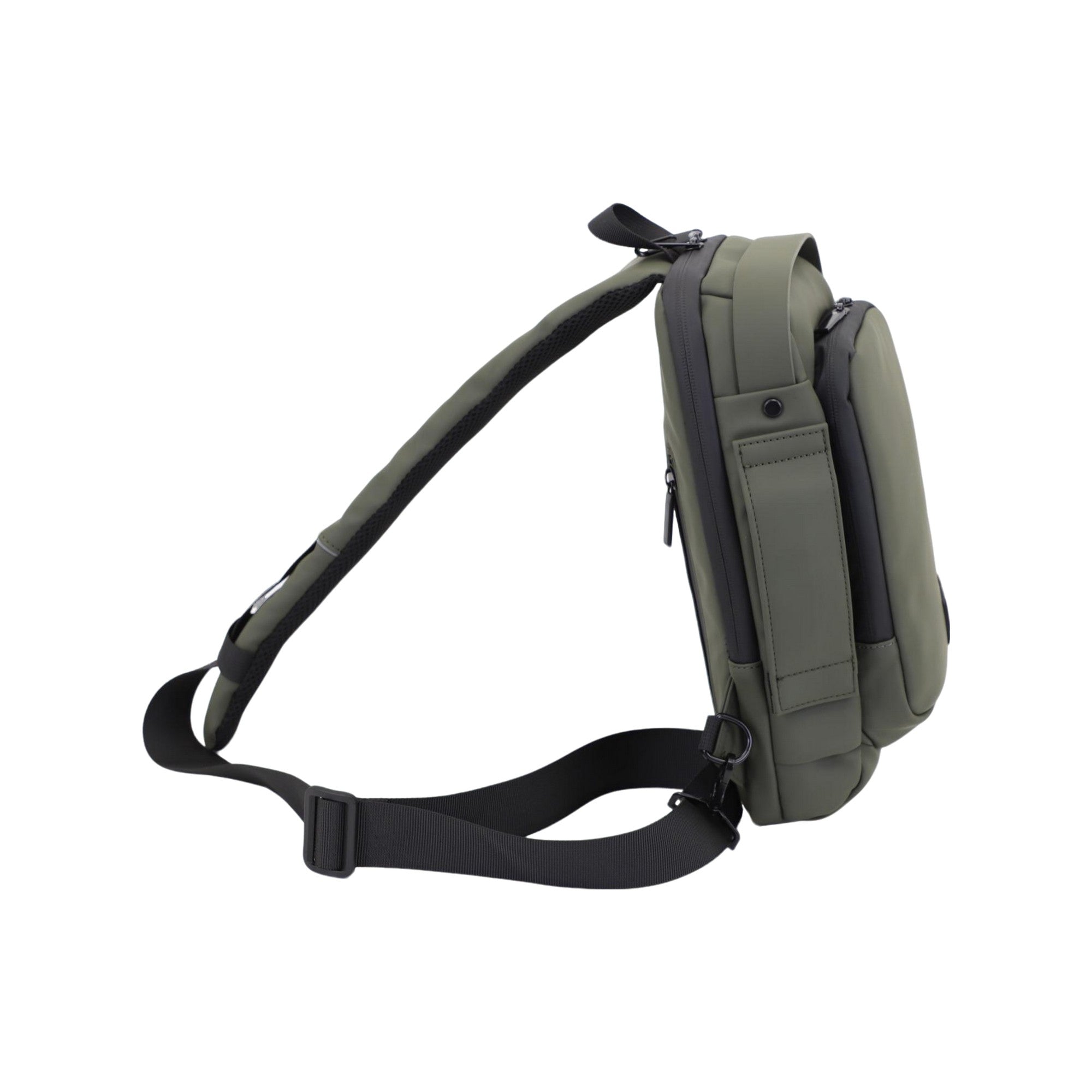 FireBar Labs Smell Proof Executive Tech Cross Body w/USB-C Fast Charge Port - Hidden Lock - FireBar Labs - Saddle Brown