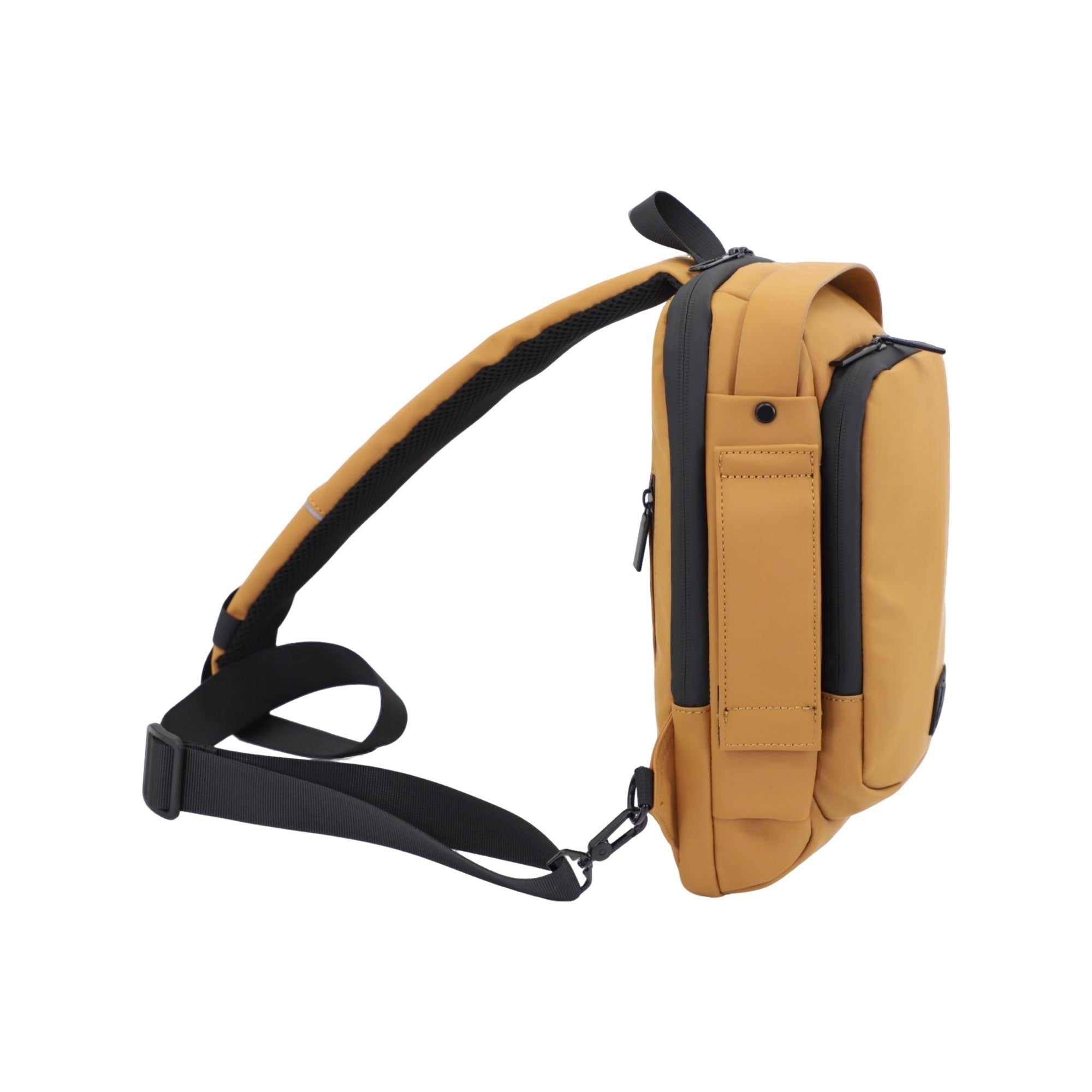 FireBar Labs Smell Proof Executive Tech Cross Body w/USB-C Fast Charge Port - Hidden Lock - FireBar Labs - Saddle Brown