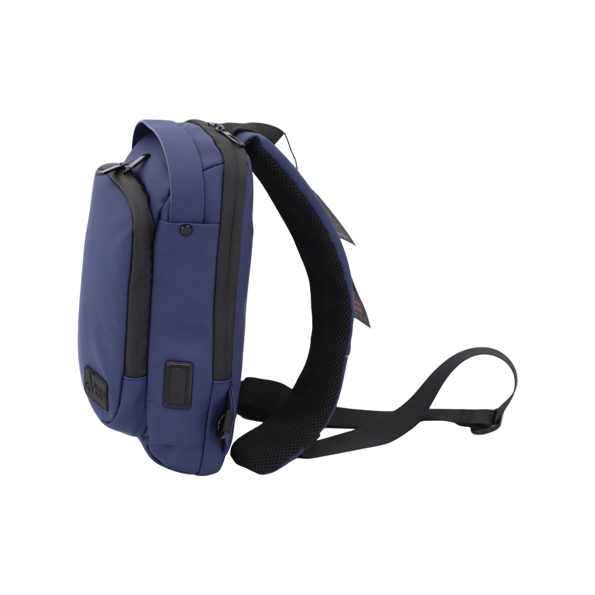 FireBar Labs Smell Proof Executive Tech Cross Body w/USB-C Fast Charge Port - Hidden Lock - FireBar Labs - Saddle Brown