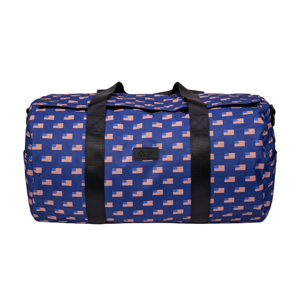 Essential 19" Max Duffle Bag - Smell Proof + Hidden Lock (FireBar Labs × PBAL) - FireBar Labs - American Flag