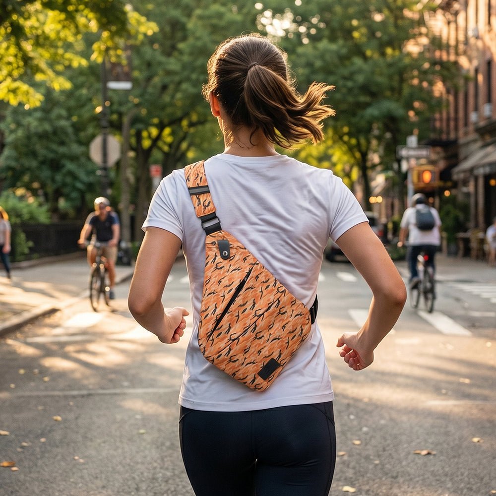 Essential Crossbody Bag - Smell Proof + Hidden Lock (FireBar Labs × PBAL) - FireBar Labs - Orange Camo