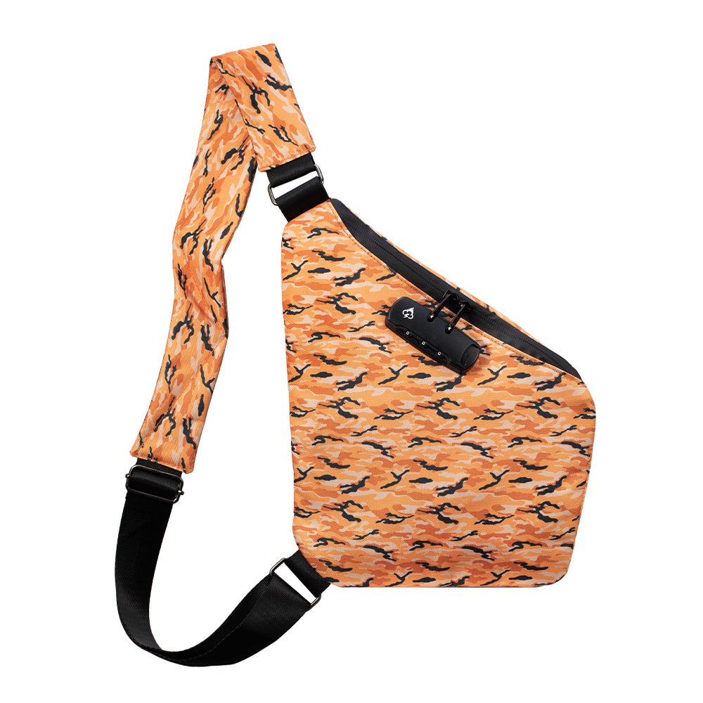 Essential Crossbody Bag - Smell Proof + Hidden Lock (FireBar Labs × PBAL) - FireBar Labs - Orange Camo
