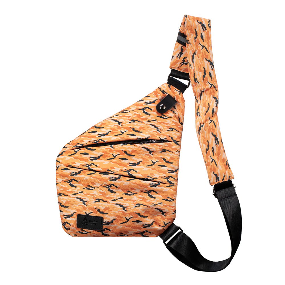 Essential Crossbody Bag - Smell Proof + Hidden Lock (FireBar Labs × PBAL) - FireBar Labs - Orange Camo