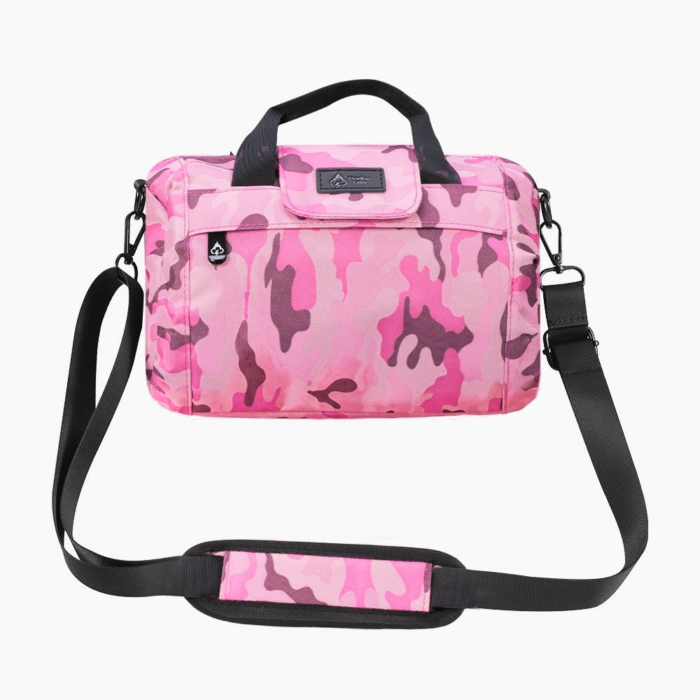 Essential Mini Duffle Bag - Smell Proof + Hidden Lock - FireBar Labs - Pink Camo