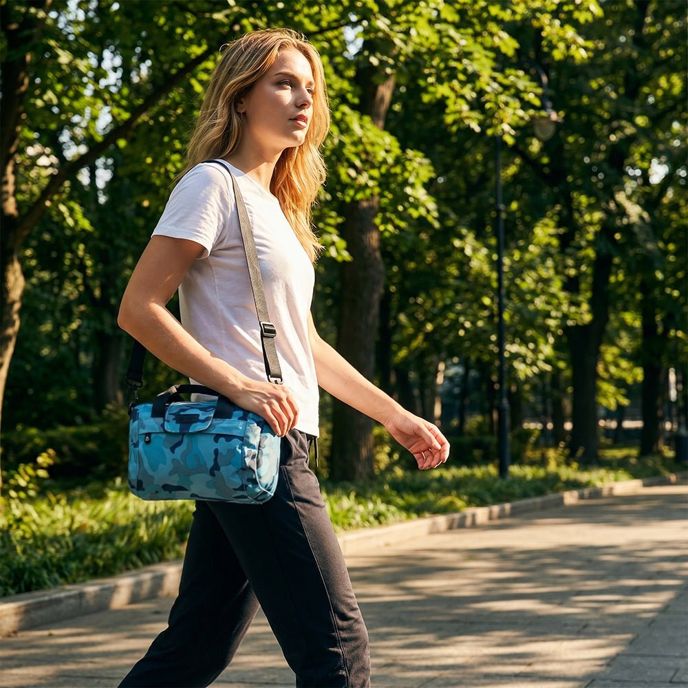 Essential Mini Duffle Bag - Smell Proof + Hidden Lock (FireBar Labs × PBAL) - FireBar Labs - Teal Camo