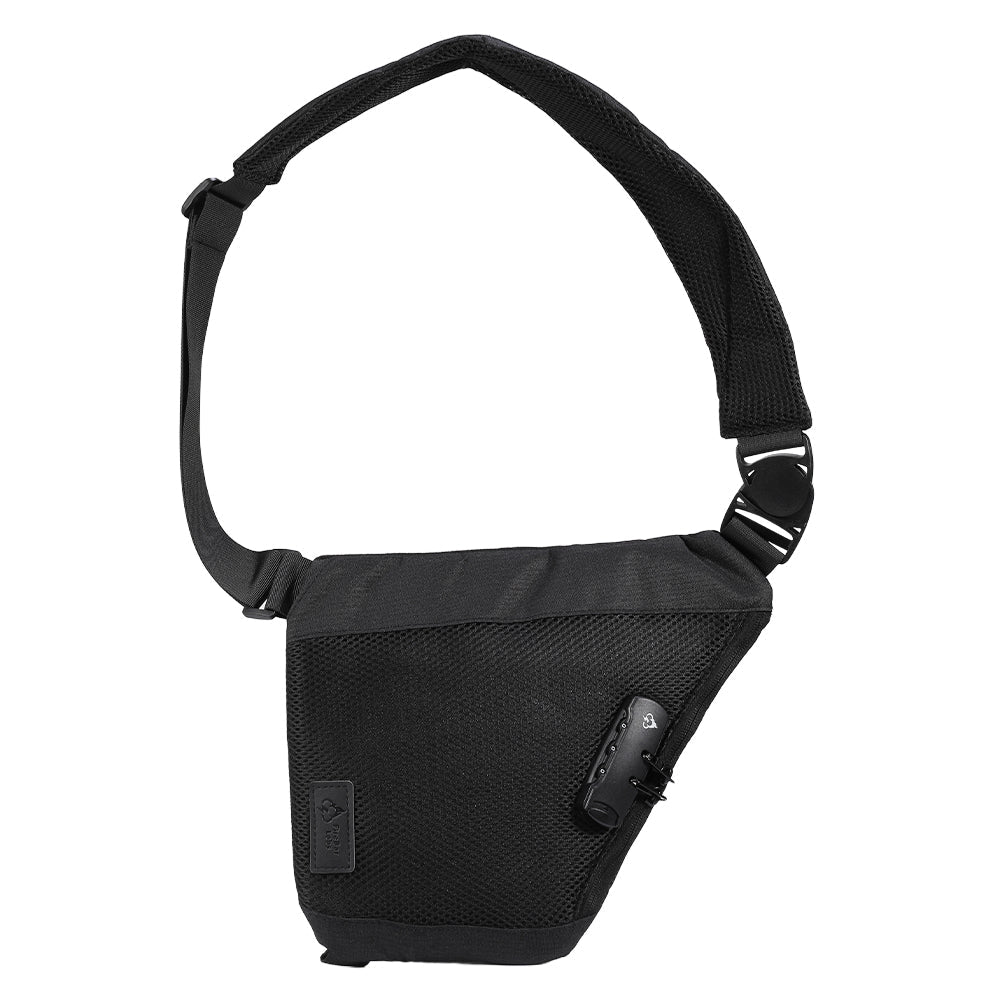 Essential Tactical Sling Bag - Smell Proof + Hidden Lock (FireBar Labs × PBAL) - FireBar Labs - Stealth Black