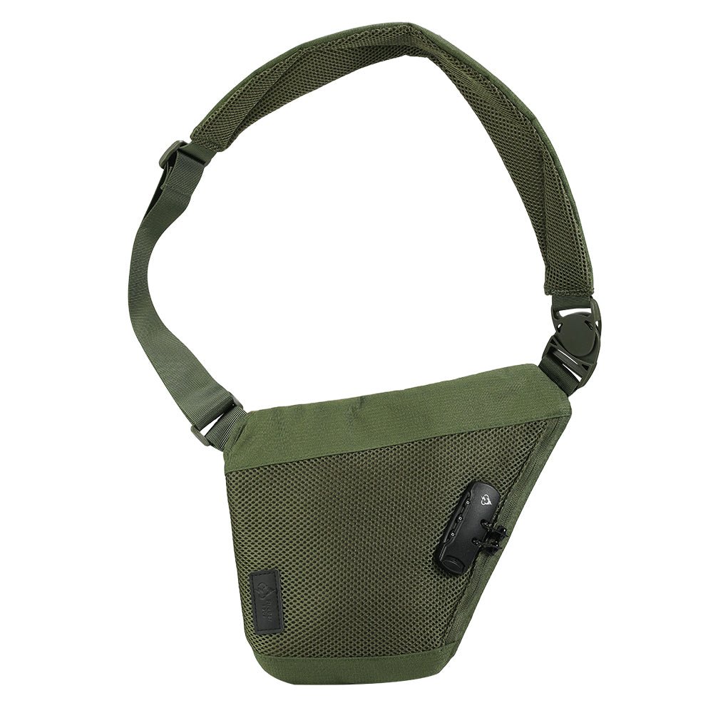 Essential Tactical Sling Bag - Smell Proof + Hidden Lock (FireBar Labs × PBAL) - FireBar Labs - Olive Green
