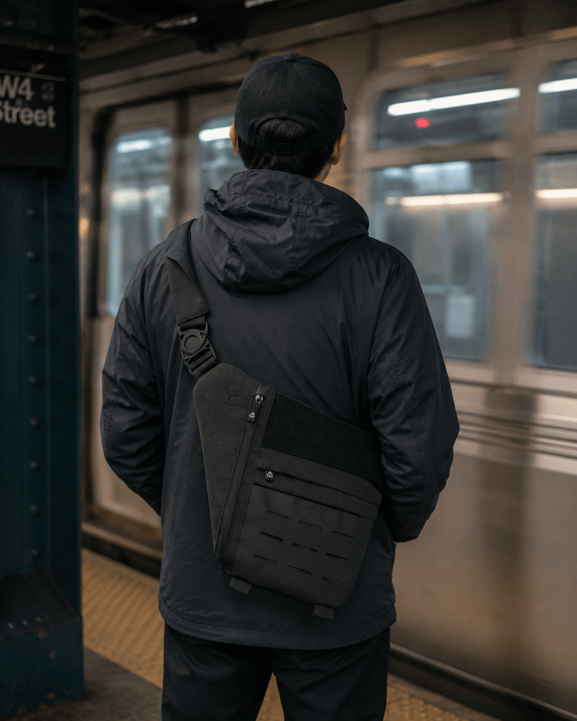 Essential Tactical Sling Bag - Smell Proof + Hidden Lock (FireBar Labs × PBAL) - FireBar Labs - Olive Green