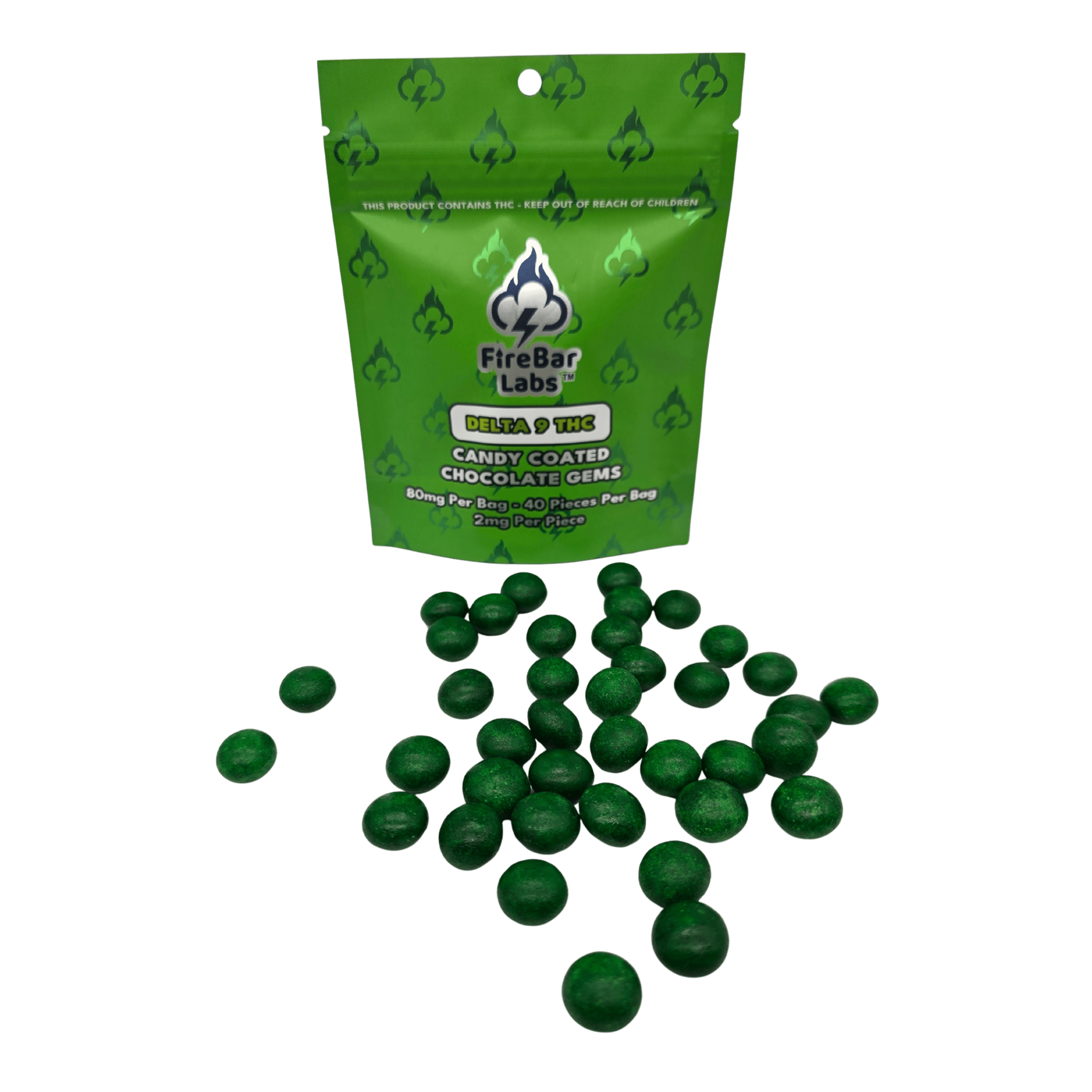 FireBar Labs Delta - 9 Infused Candy - Coated Chocolate Diamonds - FireBar Labs -