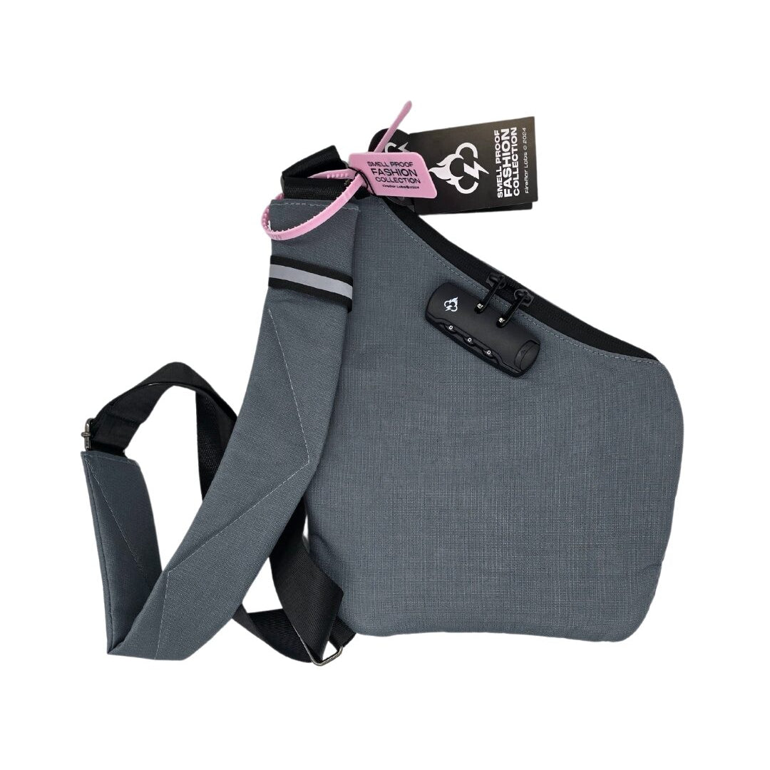 FireBar Labs Smell Proof Cross Body Bag - Lockable - Smell Proof Fashion - FireBar Labs - Purple Camo