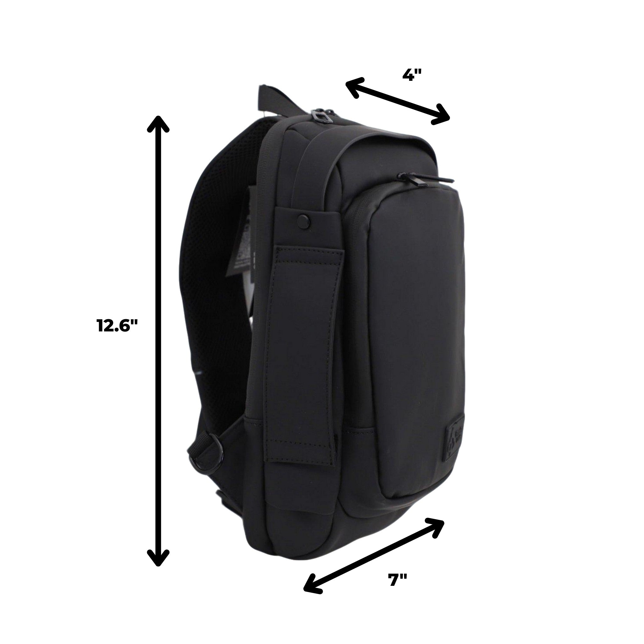 FireBar Labs Smell Proof Executive Tech Cross Body w/USB-C Fast Charge Port - Hidden Lock - FireBar Labs - Phantom Black