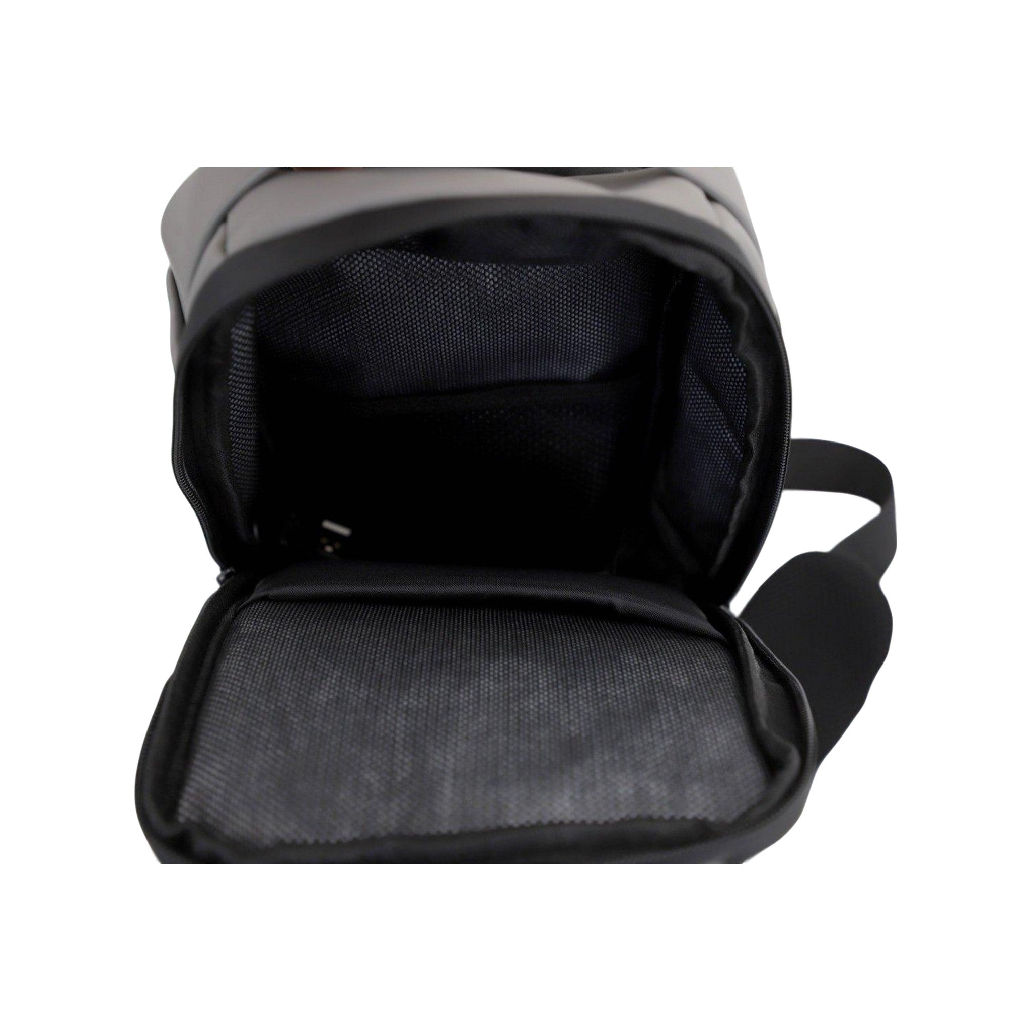 FireBar Labs Smell Proof Executive Tech Cross Body w/USB-C Fast Charge Port - Hidden Lock - FireBar Labs - Saddle Brown