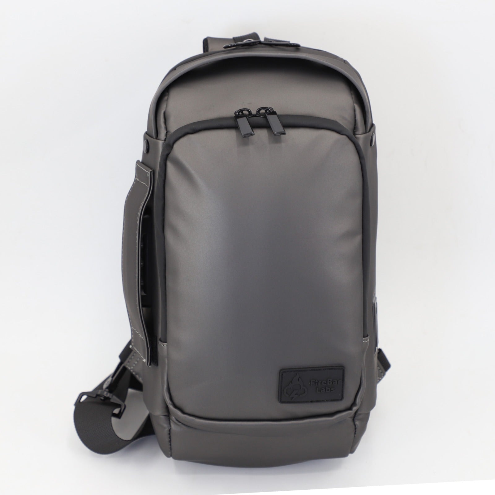 FireBar Labs Smell Proof Executive Tech Cross Body w/USB - C Fast Charge Port - Hidden Lock - FireBar Labs - Saddle Brown