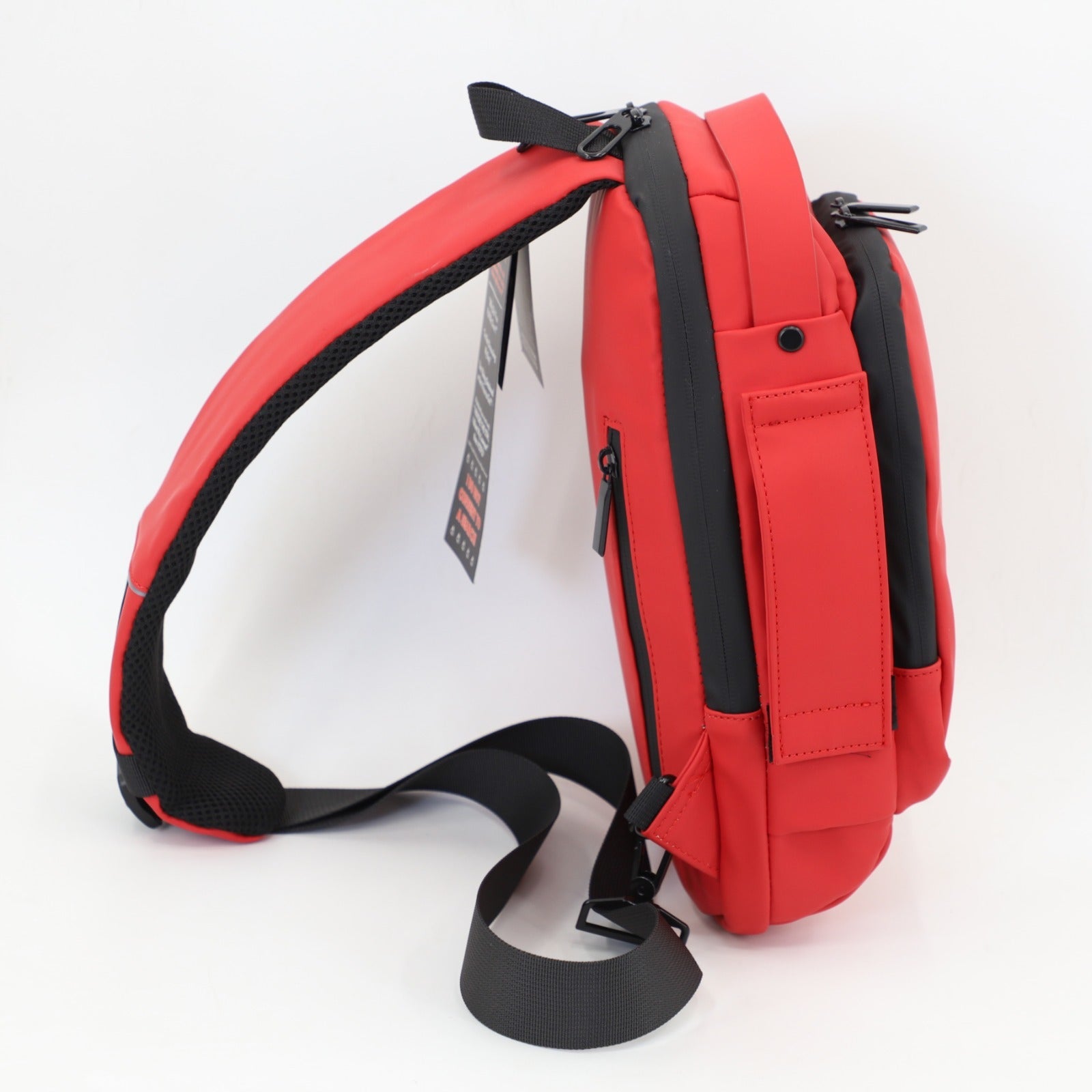 FireBar Labs Smell Proof Executive Tech Cross Body w/USB - C Fast Charge Port - Hidden Lock - FireBar Labs - Saddle Brown