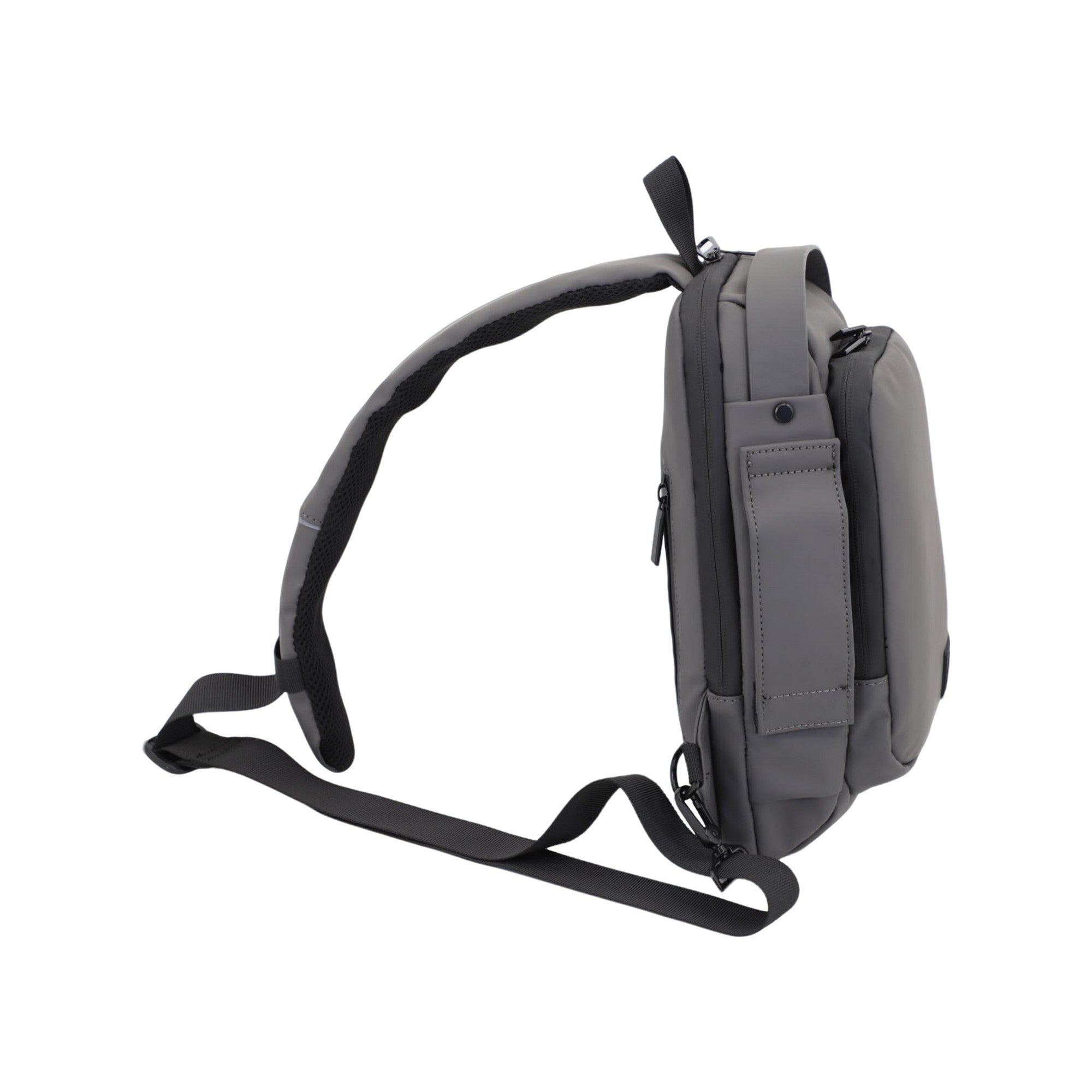 FireBar Labs Smell Proof Executive Tech Cross Body w/USB-C Fast Charge Port - Hidden Lock - FireBar Labs - Saddle Brown