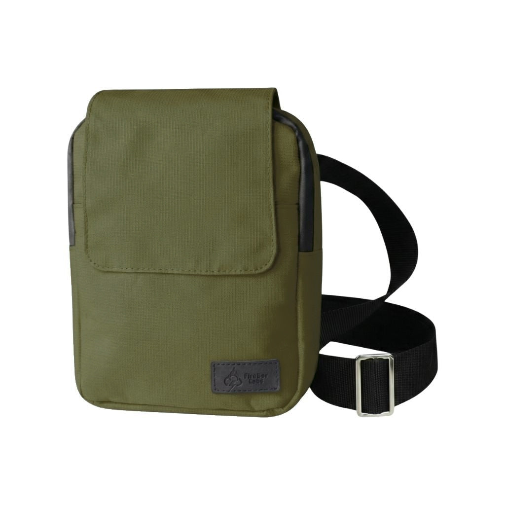 FireBar Labs Smell Proof Messenger Bag - Lockable - Smell Proof Fashion - FireBar Labs - Olive Green