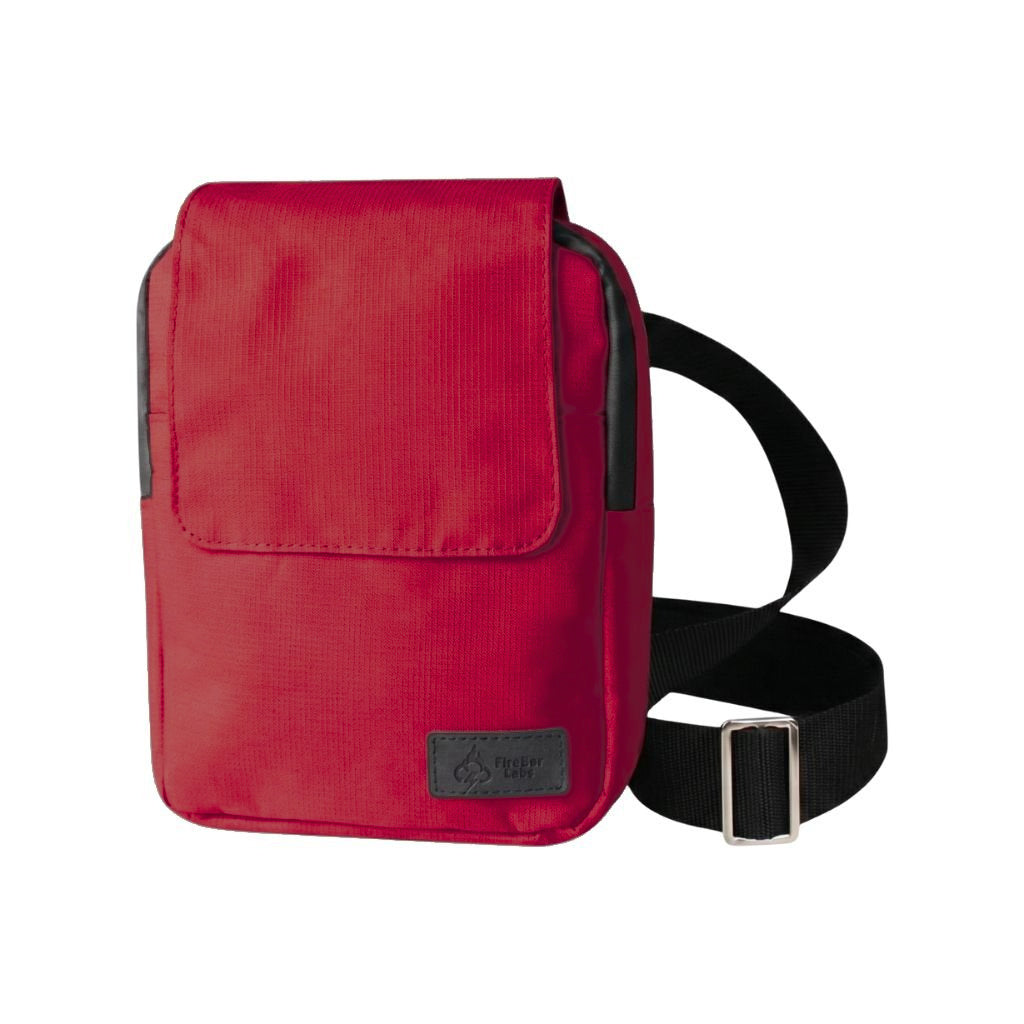 FireBar Labs Smell Proof Messenger Bag - Lockable - Smell Proof Fashion - FireBar Labs - Ruby Red