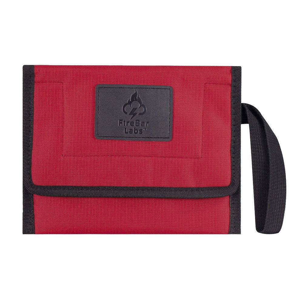 FireBar Labs Smell Proof Travel Wallet - Hidden Lock - FireBar Labs - Ruby Red
