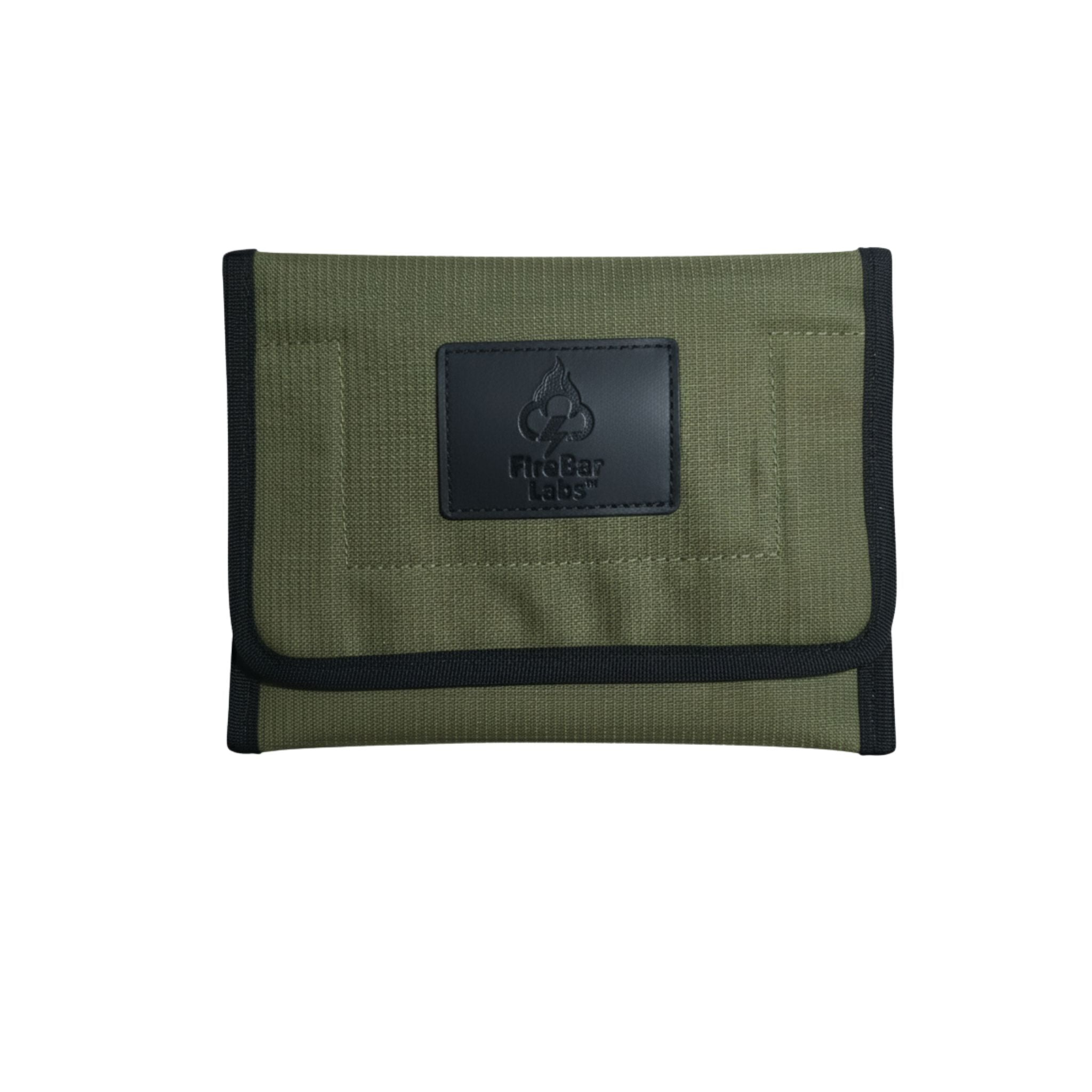 FireBar Labs Smell Proof Travel Wallet - Lockable - Smell Proof Fashion - FireBar Labs - Olive Green
