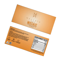 MAJESTK Premium Mushroom Chocolate Bar — 12 Servings (0.5 g per serving, 6 g total) - FireBar Labs - Milk Chocolate