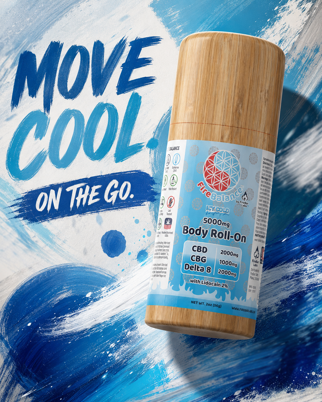 FireBar Labs FireBalance Roll-On — Icy refreshment in motion