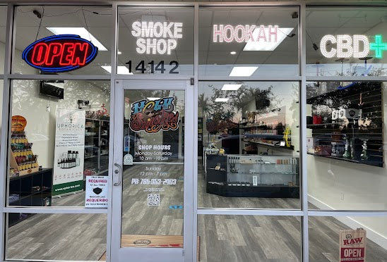 Holy Smokes 8th St. Smoke Shop storefront in Miami, FL