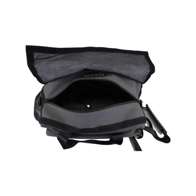 FireBar Labs Smell Proof Executive Hybrid Duffle Bag Backpack w/USB-C Fast Charge Port - Hidden Lock - Stone Grey