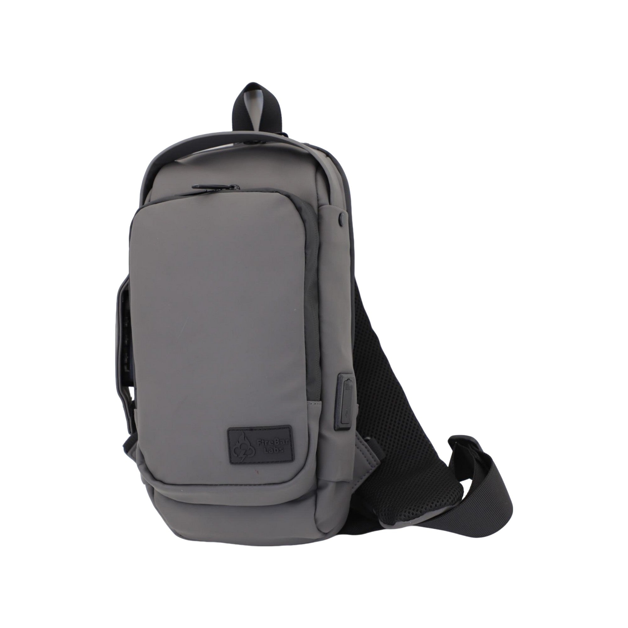 FireBar Labs Smell Proof Executive Tech Cross Body w/USB-C Fast Charge Port - Smell Proof Fashion