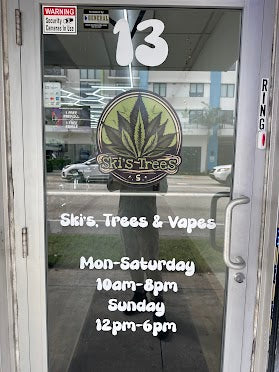 Ski's trees and Vapes storefront in Dania Beach, FL