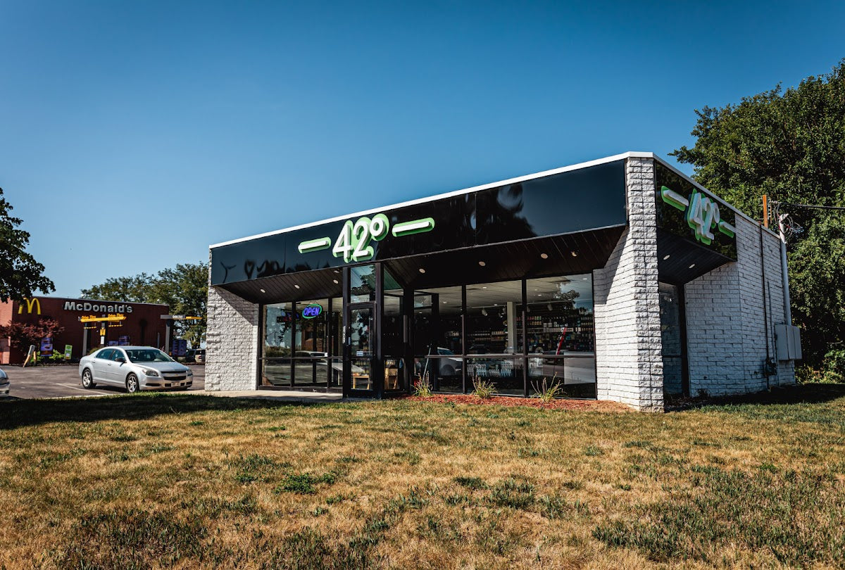 42 Degrees storefront in Bellevue, NE