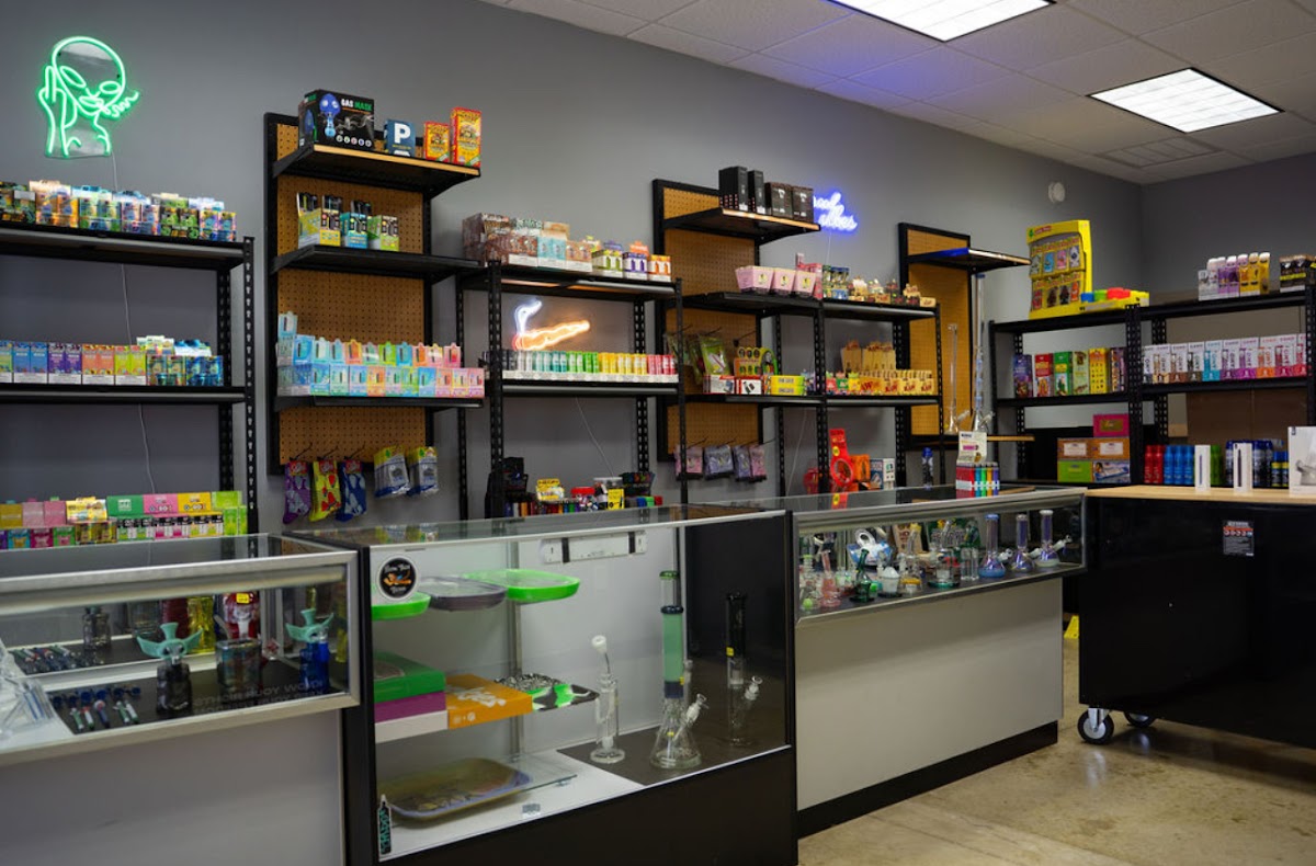 Exotic Blendz-N-More l SMOKE & VAPE SHOP storefront in Buda, TX