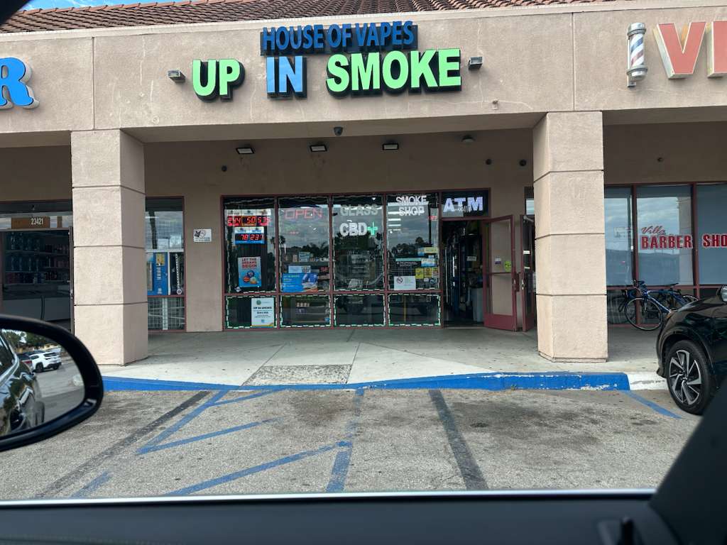Up in Smoke Shop II storefront in Carson, CA