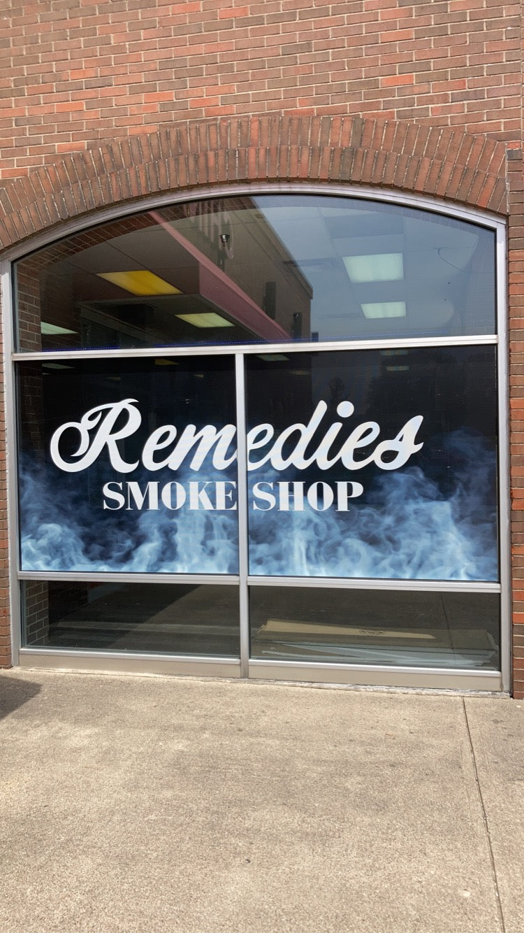 Remedies' Smoke Shop storefront in Celina, OH
