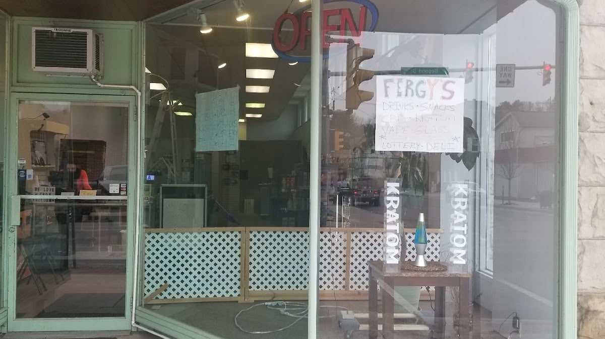 Fergy's Grocery, Glass, & CBD storefront in Clearfield, PA