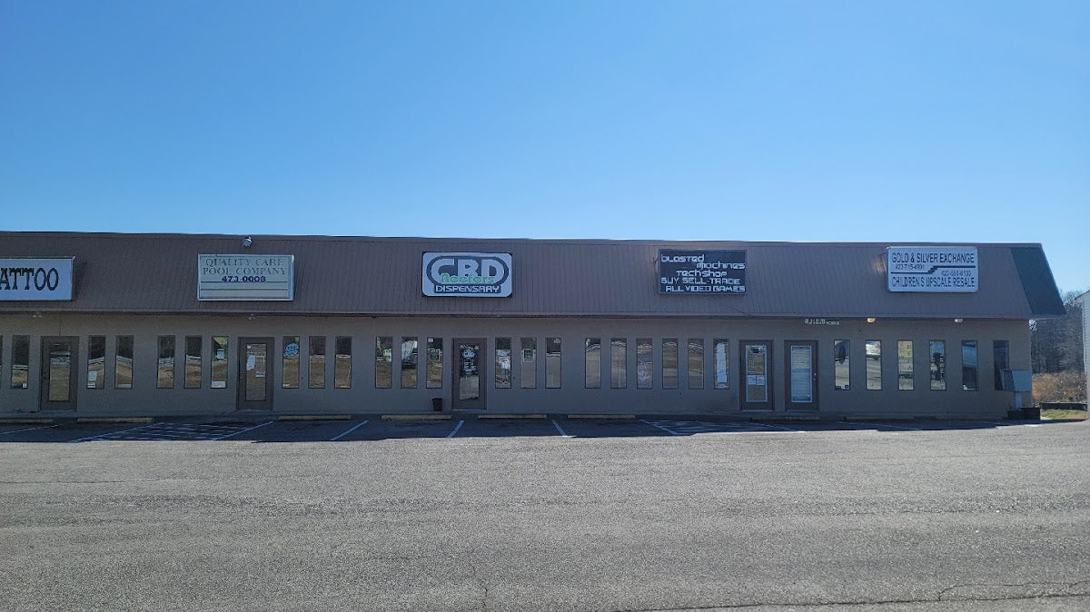 Reefers CBD Dispensary storefront in Cleveland, TN
