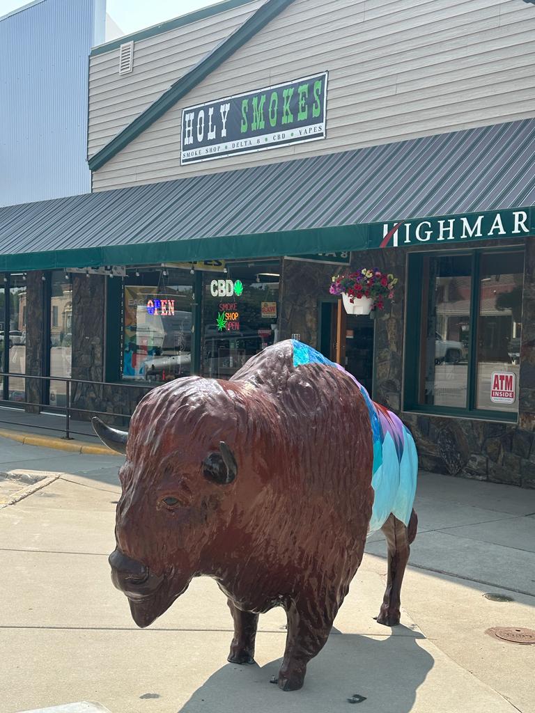 Holy Smokes storefront in Custer, SD