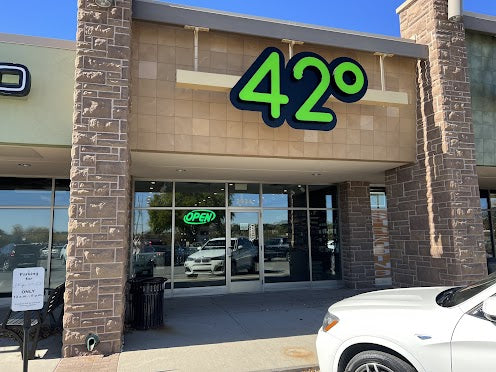 42 Degrees storefront in Omaha, NE