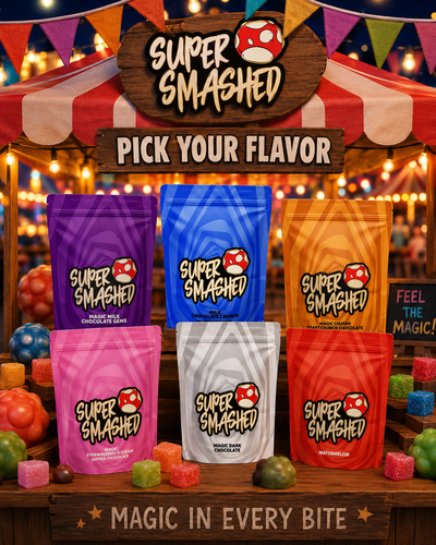 Entheogenic Mushroom Gummies — 10 Servings (3.75g total - .375g per serving) - FireBar Labs - Fruit Punch