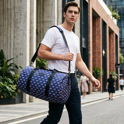 Essential 19" Max Duffle Bag - Smell Proof + Hidden Lock (FireBar Labs × PBAL) - FireBar Labs - American Flag