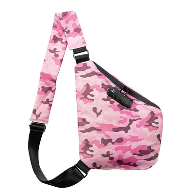 Essential Crossbody Bag - Smell Proof + Hidden Lock (FireBar Labs × PBAL) - FireBar Labs - Pink Camo