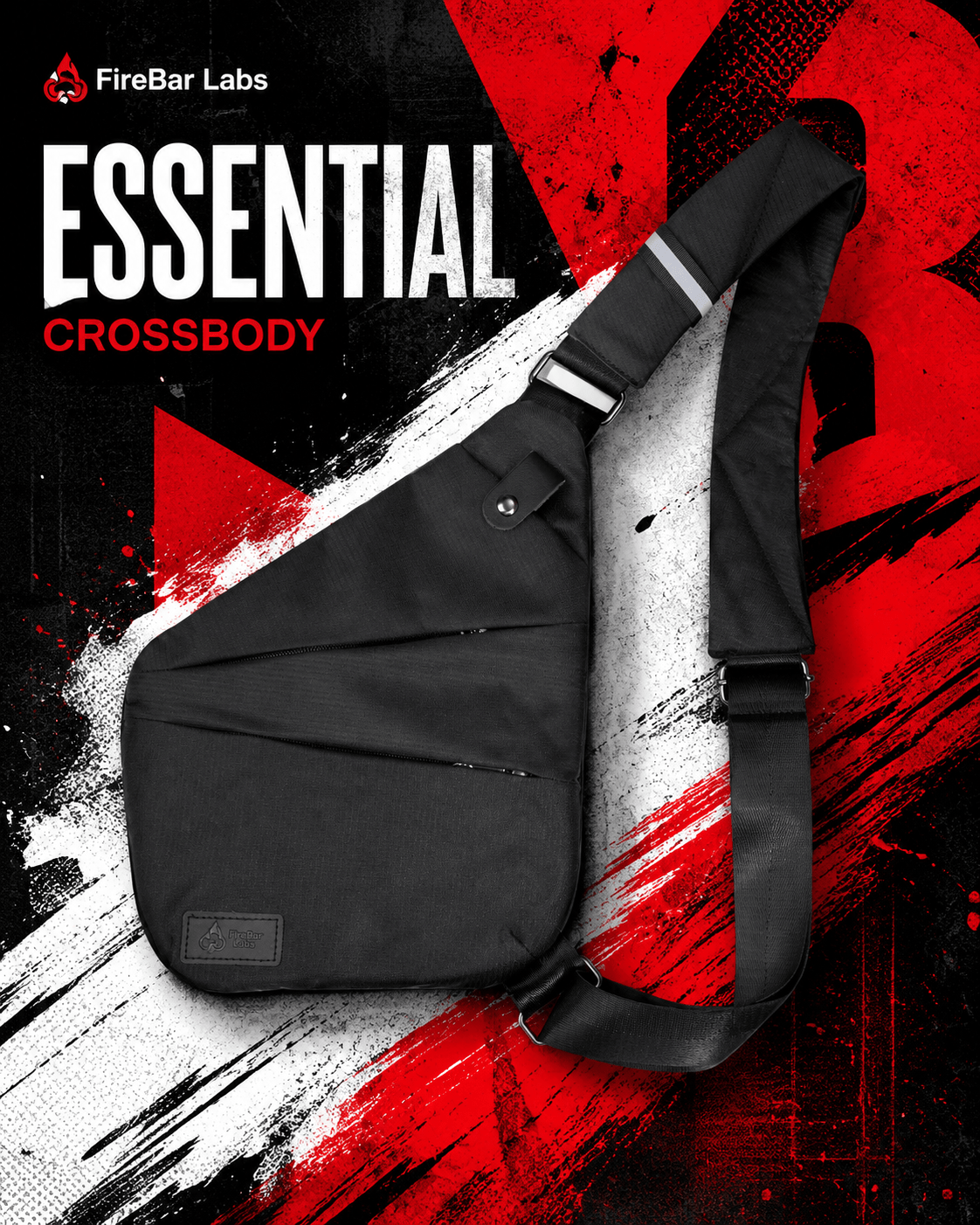 Essential Crossbody Bag - Smell Proof + Hidden Lock (FireBar Labs × PBAL) - FireBar Labs - Pink Camo