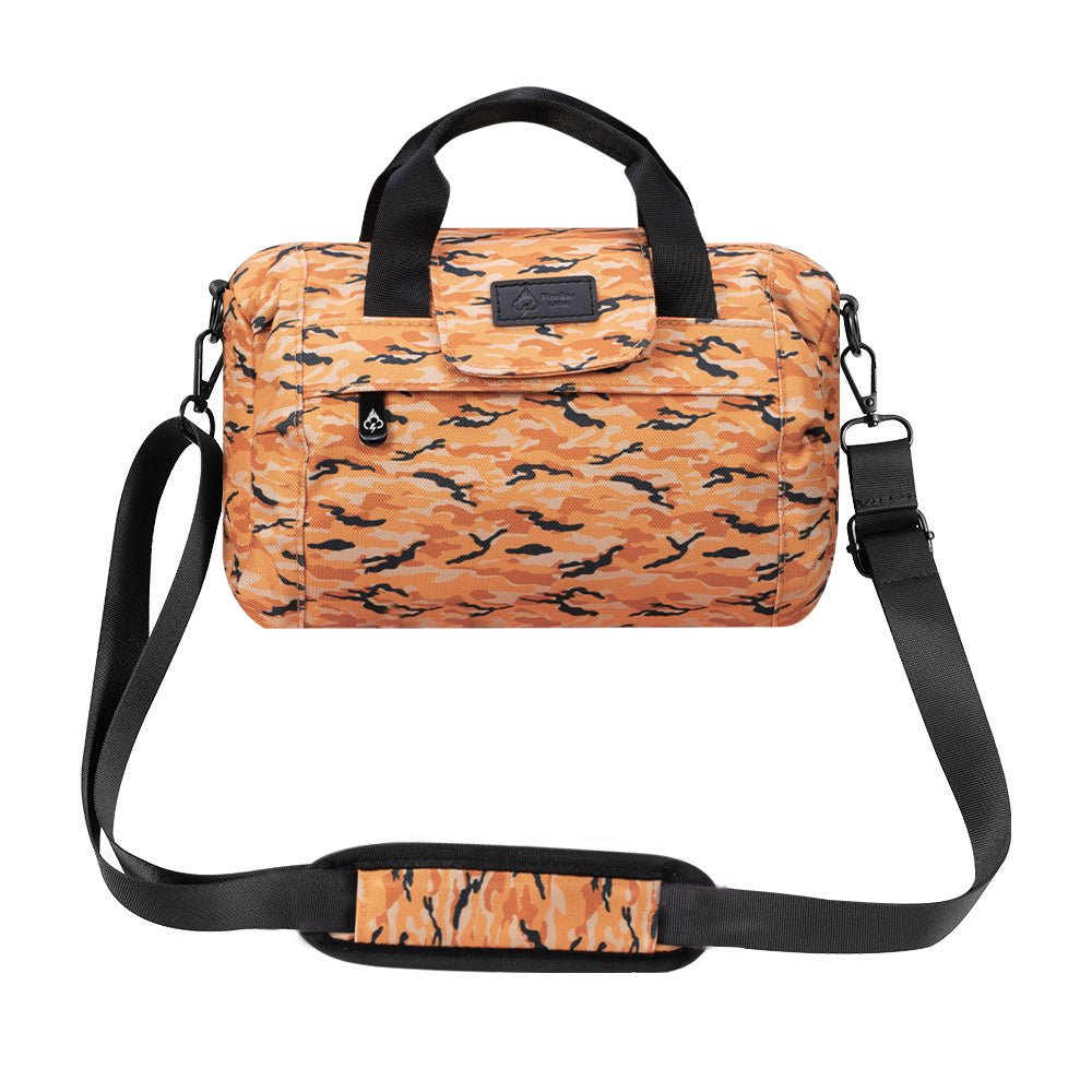 Essential Mini Duffle Bag - Smell Proof + Hidden Lock (FireBar Labs × PBAL) - FireBar Labs - Orange Camo