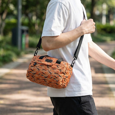 Essential Mini Duffle Bag - Smell Proof + Hidden Lock (FireBar Labs × PBAL) - FireBar Labs - Orange Camo