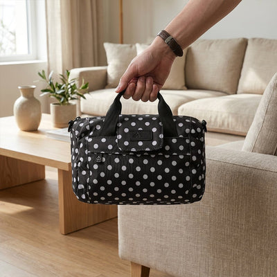 Essential Mini Duffle Bag - Smell Proof + Hidden Lock (FireBar Labs × PBAL) - FireBar Labs - Polka Dot