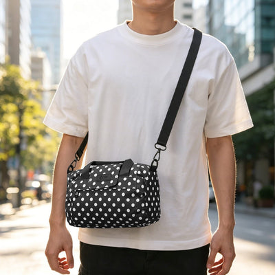 Essential Mini Duffle Bag - Smell Proof + Hidden Lock (FireBar Labs × PBAL) - FireBar Labs - Polka Dot
