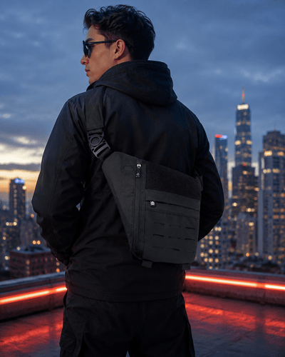 Essential Tactical Sling Bag - Smell Proof + Hidden Lock (FireBar Labs × PBAL) - FireBar Labs - Olive Green