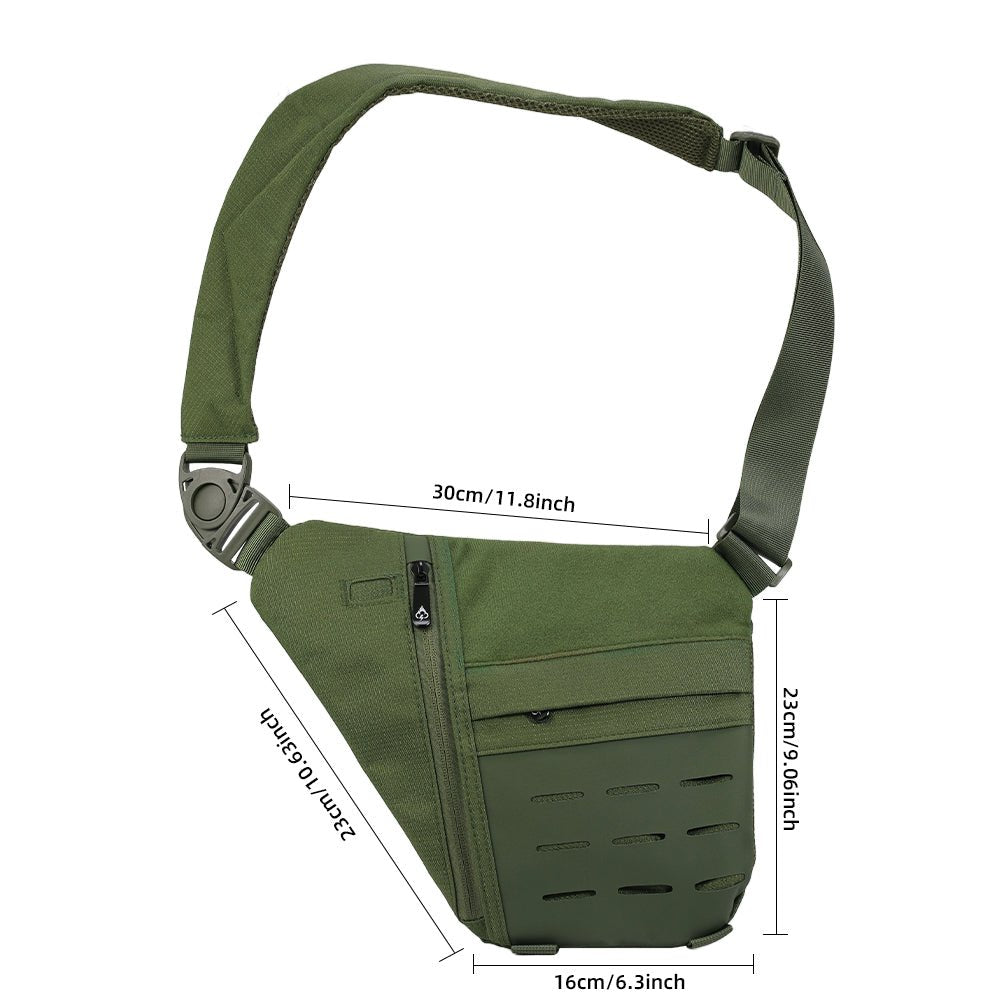 Essential Tactical Sling Bag - Smell Proof + Hidden Lock (FireBar Labs × PBAL) - FireBar Labs - Olive Green