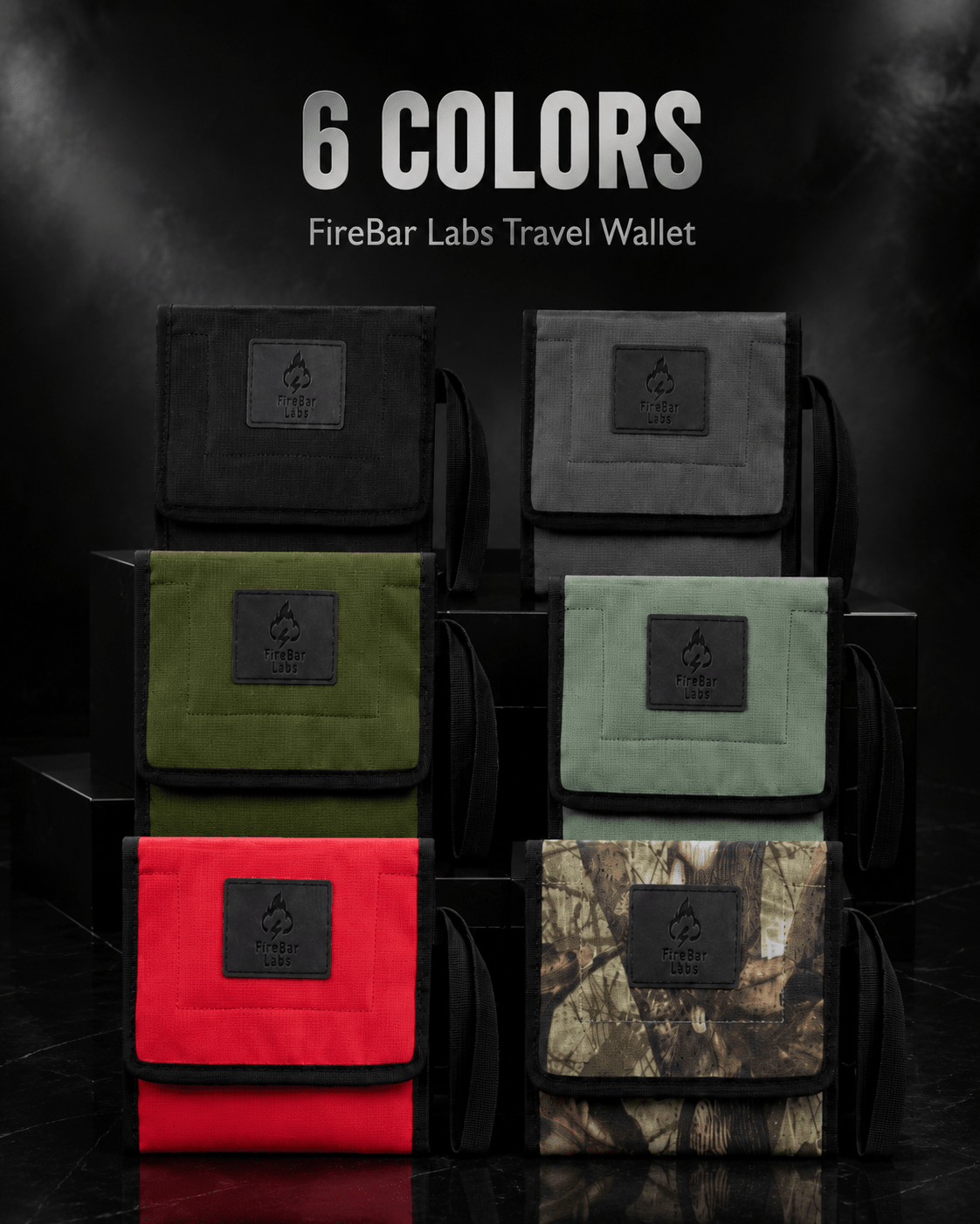 Essential Travel Wallet - Smell Proof + Hidden Lock (FireBar Labs × PBAL) - FireBar Labs - Tree Camo